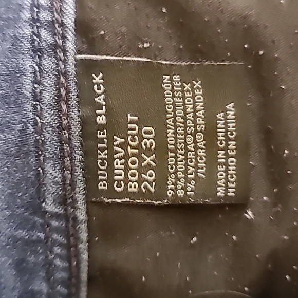 🏅Great Buckle Black Curvy Jeans🩵(COPY) - Picture 11 of 12